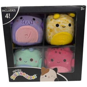 Squishmallows Original 4 Pack Rajani‎ Alvarez Madsen Ennis New Plush Toys